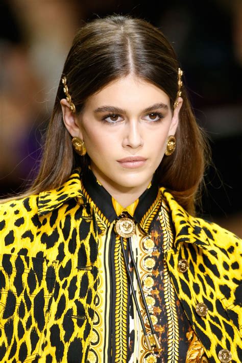 kaia garber versace|Kaia Gerber Opens Up About Sharing the Versace Runway With .